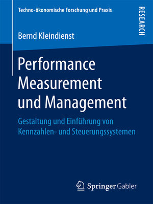 cover image of Performance Measurement und Management